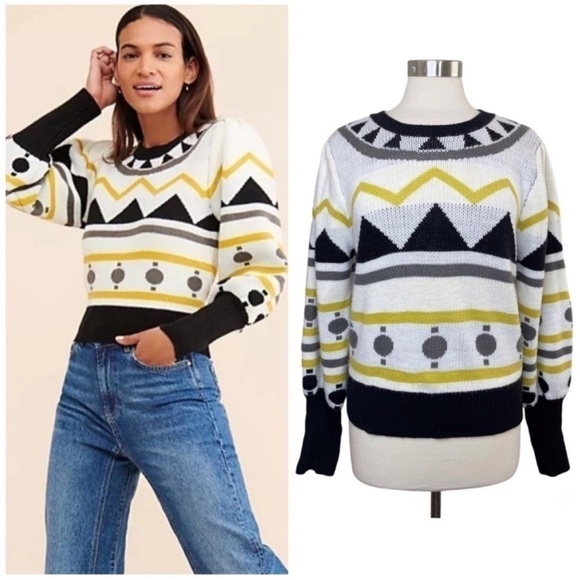 JEN’S PIRATE BOOTY Mamba Balloon Sleeve Sweater Size M/L - Picture 1 of 10